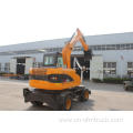 8 tons wheel excavator with 0.3CBM bucket